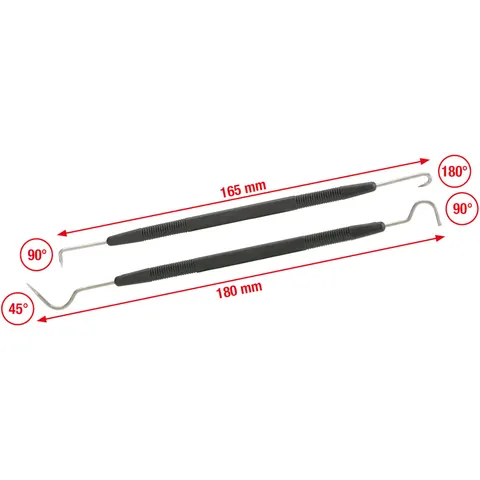 KS Tools Hakenwerkzeug-Satz, 2-tlg – Bild 1