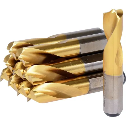 KS Tools HSSE-TiN Schweißpunkt-Bohrer, Ø 8 mm, 10er Pack – Bild 1