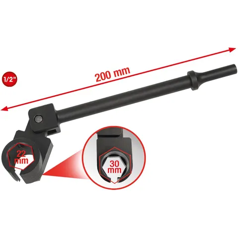 KS Tools Vibrations-Lambda-Sonden-Lösewerkzeug,22 mm – Bild 1