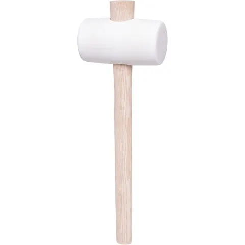 KS Tools Gummihammer weiß, 500g – Bild 1