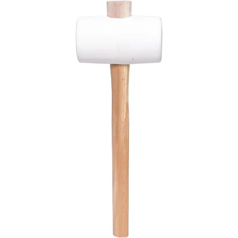 KS Tools Gummihammer weiß, 735g – Bild 1
