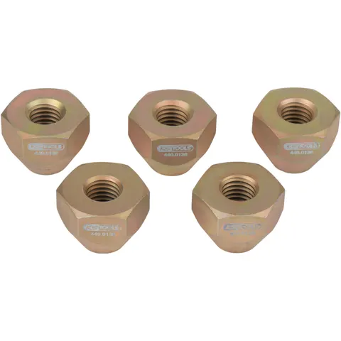 KS Tools Spezialmuttern-Satz, 5-tlg, M14x2 – Bild 1
