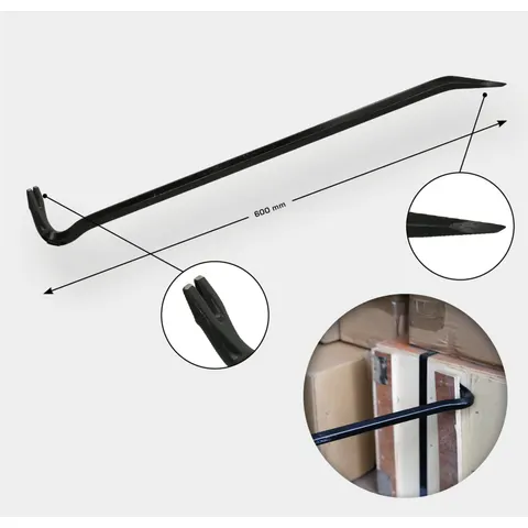 BRILLIANT TOOLS Koevoet 600 mm – afbeelding 1