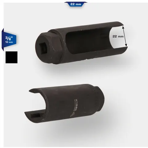 BRILLIANT TOOLS Lambdasonde dopsleutel lang - BT606003 – afbeelding 1