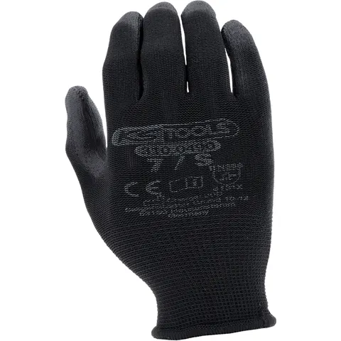 KS Tools Mikro-Feinstrickhandschuhe Gr. 7 schwarz – Bild 1