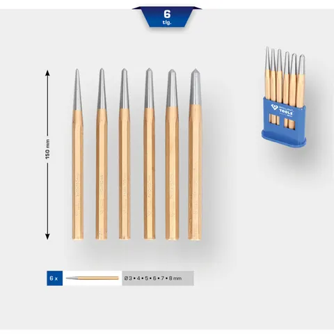 BRILLIANT TOOLS Punset 6-delig - BT085080 – afbeelding 1