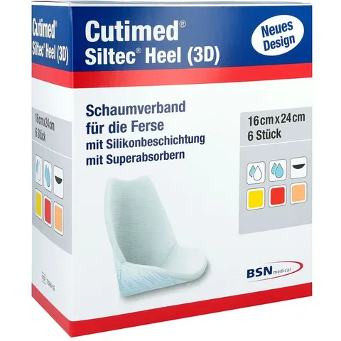 Cutimed Siltec Heel 3d 16x24 cm Kompressen – Bild 1