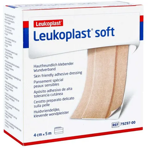 Leukoplast Soft Pflaster 4 cmx5 m Rolle – Bild 1