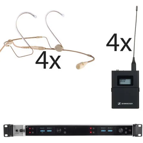 Sennheiser EW-DX 4x HSP2 Q1-9 Set Beige – Bild 1