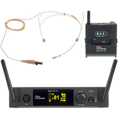 the t.bone GigA Pro Body Headmike Bundle Beige – Bild 1