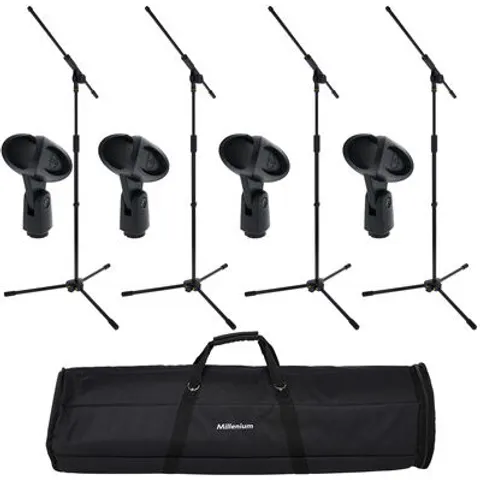 Roadworx Mic Stand Bundle Schwarz – Bild 1