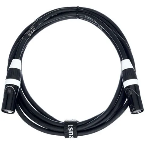 pro snake CAT6E CC Cable 3.0m white noir – image 1