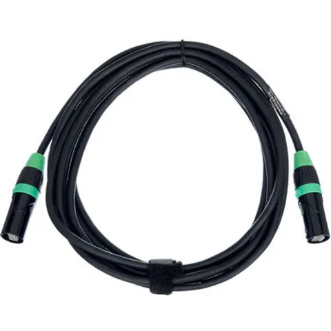 pro snake CAT6E CC Cable 5.0m green noir – image 1