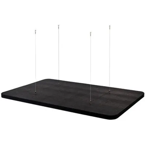 t.akustik PET Ceiling Absorber 180 BK Negro – imagen 1