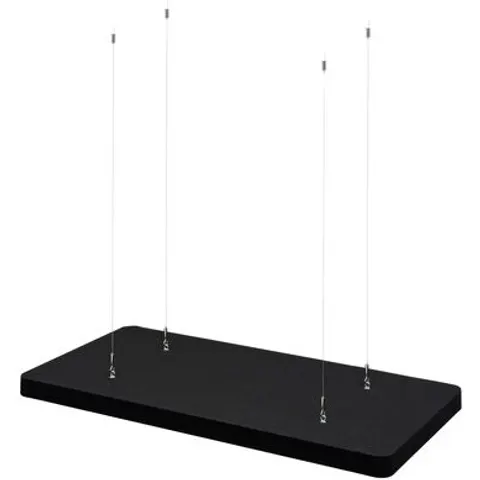 t.akustik PET Ceiling Absorber 120 BK Schwarz – Bild 1