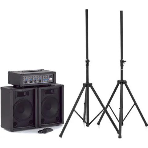 the t.amp PA 4080 Package Stand Set nero – immagine 1