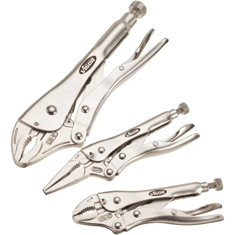 VIGOR Gripzangen Satz V1808 3 teilig) – Bild 1