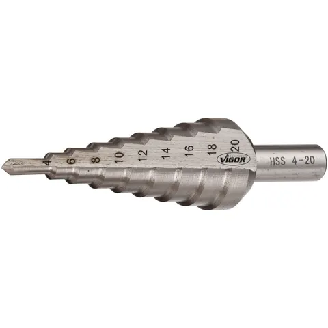 VIGOR HSS-Stufenbohrer, 4 - 20 mm – Bild 1