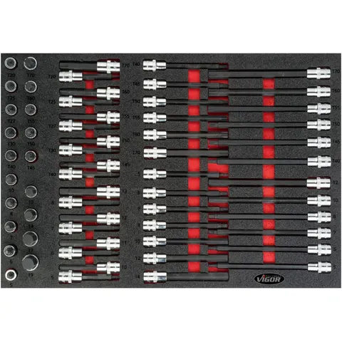 Vigor V4727 Schraubendrehereinsatz-Set V4727 – Bild 1