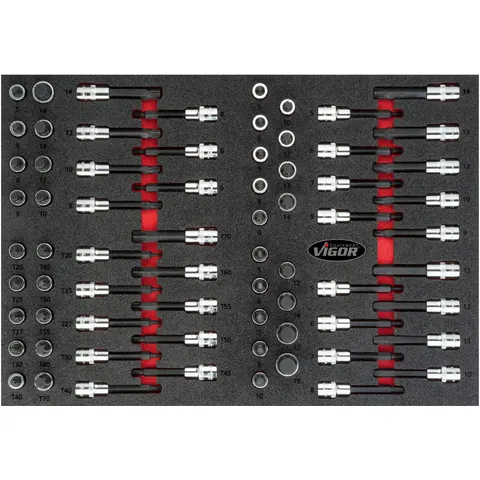 Vigor V4753 Schraubendrehereinsatz-Set V4753 – Bild 1