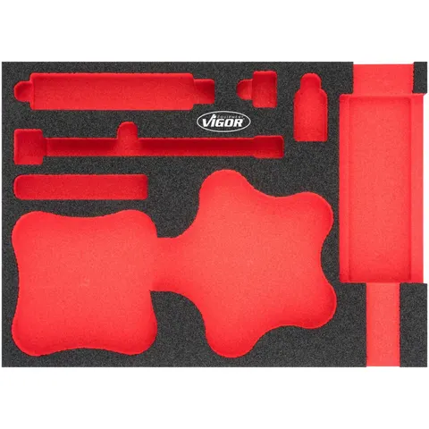 VIGOR Weichschaum-Einlage, leer V4904-L) – Bild 1