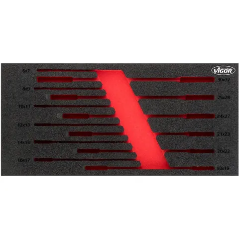 VIGOR Weichschaum-Einlage leer V6721-L) – Bild 1