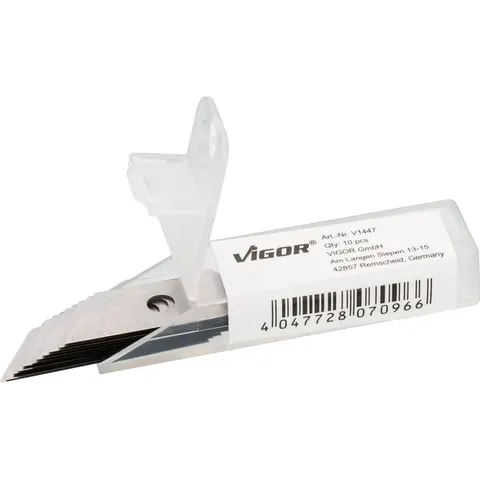 VIGOR Trapez-Ersatzklingen V1447 10-teilig) – Bild 1