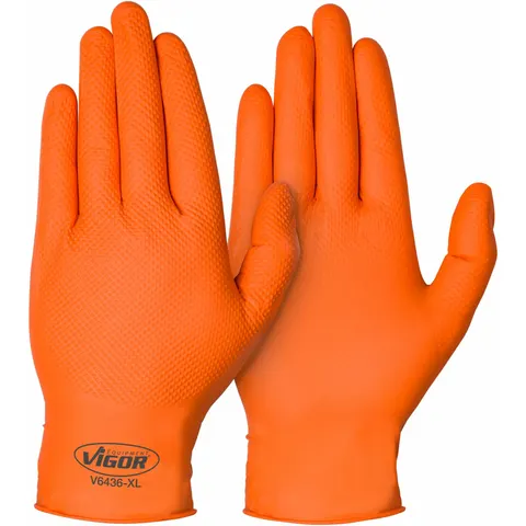 VIGOR Handschuhe, Grip, V6436-XL, 90-teilig) – Bild 1