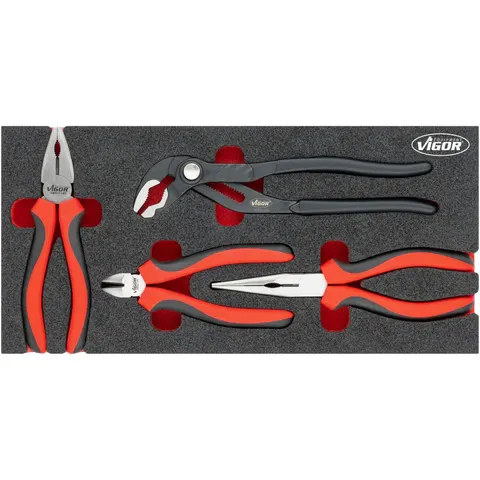 Vigor V5633N Zangen-Set 4teilig – Bild 1