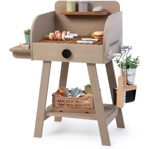 Muddy Buddy® Spielgrill BBQ Chef – grau – Bild 1