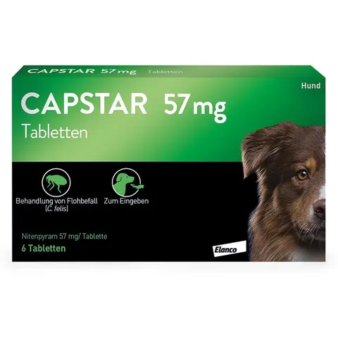 Capstar 57 mg Tabletten f.große Hunde 6 St – Bild 1