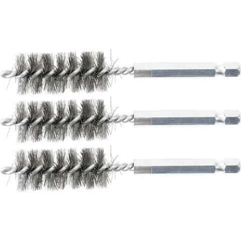 BGS technic Brosse en acier 17 mm 6,3 mm – image 1