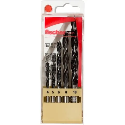 Fischer Holzbohrer D-WS Set 4-10mm P (5) – Bild 1