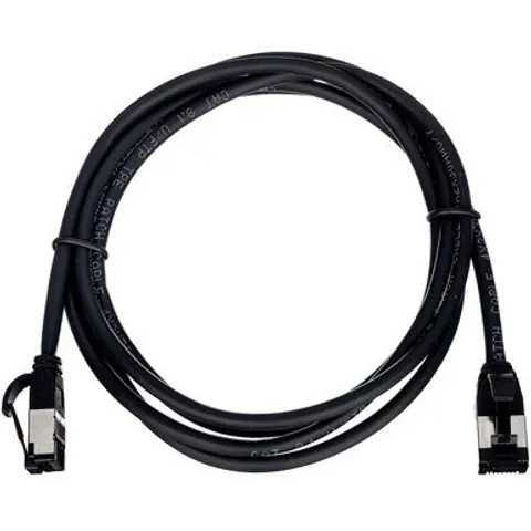 Sommer Cable Cat.8.1 SLIM-Patchkabel 1m nero – immagine 1