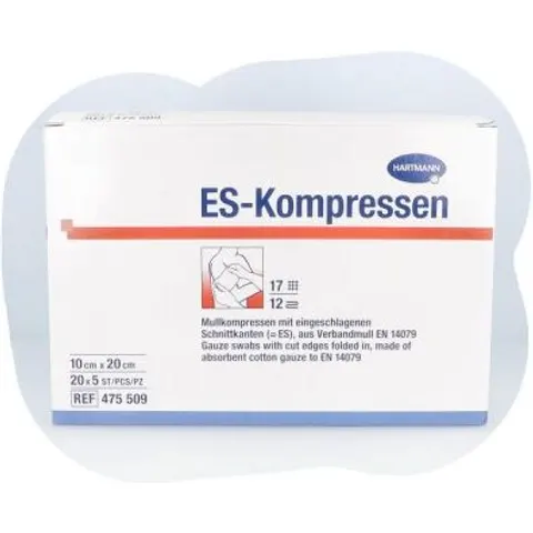 Es-kompressen steril 10x20 cm Grosspackung – Bild 1