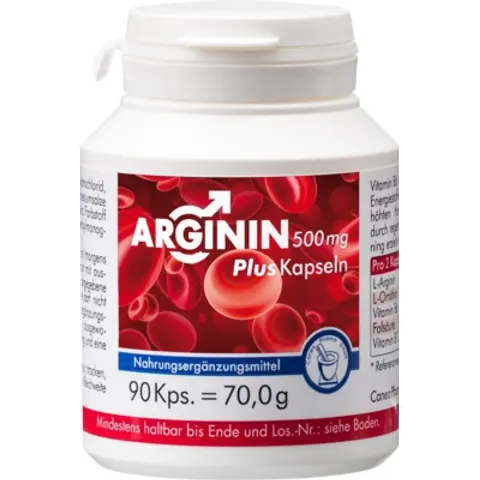 Arginin 500 mg Plus Kapseln – Bild 1