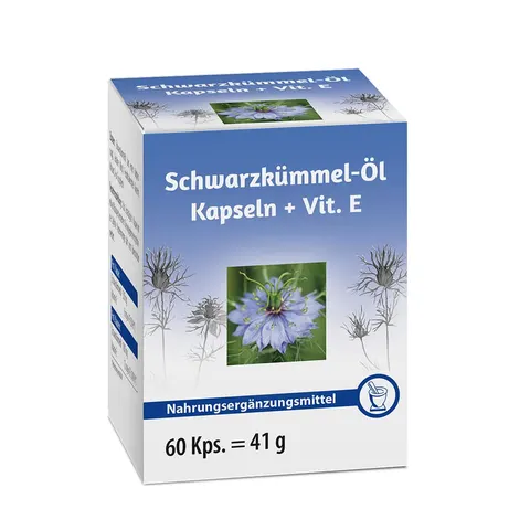 Schwarzkümmelöl + Vitamin E Kapseln – Bild 1