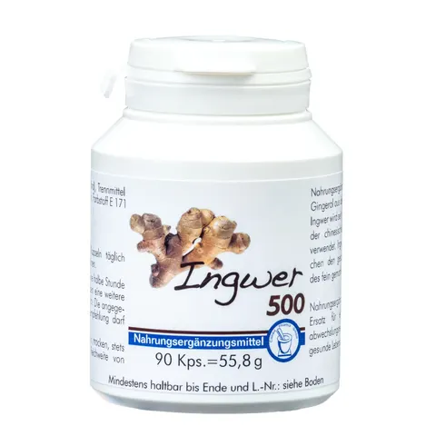 Ingwer 500 Kapseln – Bild 1