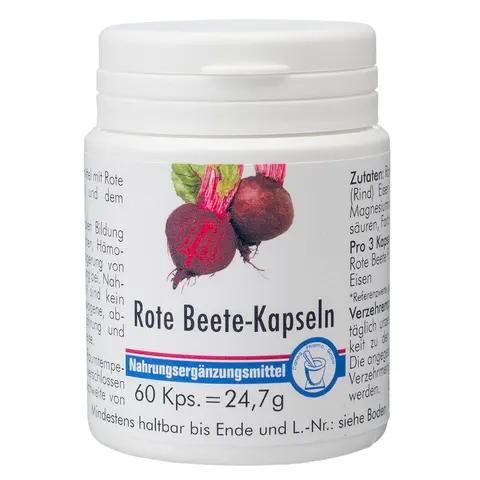 Rote Beete Kapseln – Bild 1