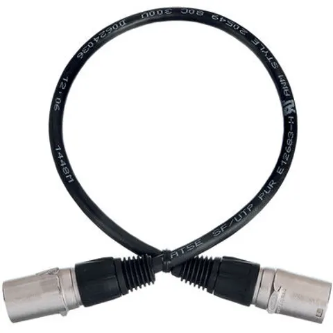 pro snake CAT 5e Profi 0,5m nero – immagine 1