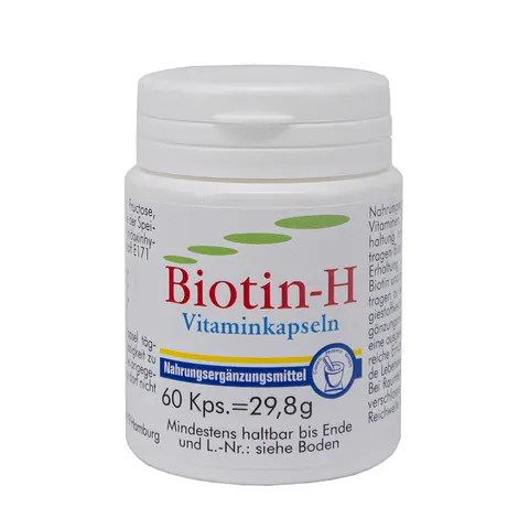 BIOTIN H Vitaminkapseln 60 St Kapseln – Bild 1