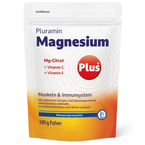Pluramin Magnesium Plus Pulver Nachfüllbtl. – Bild 1