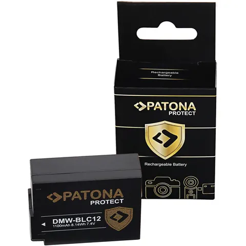 PATONA Batterie PROTECT Panasonic DMW-BLC12 – image 1