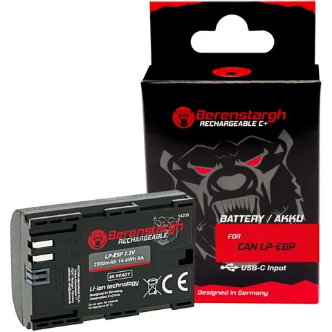 Berenstargh Batterie Canon LP-E6P 2000mAh – image 1