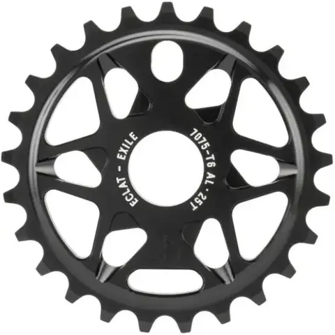 Eclat BMX Kettenblatt Éclat Exile (Schwarz - 25T) – Bild 1