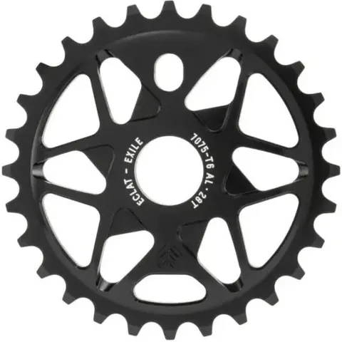 Eclat BMX Kettenblatt Éclat Exile (Schwarz - 28T) – Bild 1