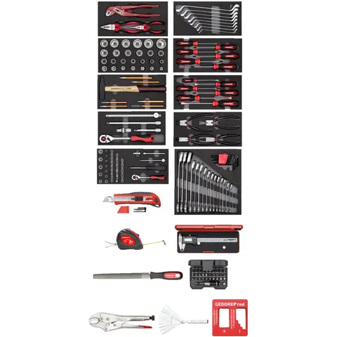 Gedore RED R21010002 3301657 Werkzeugset – Bild 1