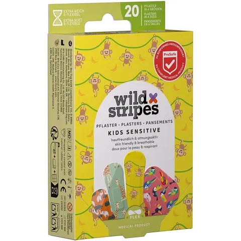 Wild Stripes Kids Sensitive Jungle Vibe Pflaster – Bild 1
