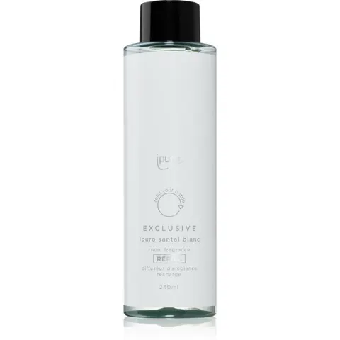ípuro Exclusive Santal Blanc aroma-diffuser navulling 240 ml – afbeelding 1