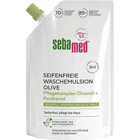 Sebamed Oliven Waschemulsion Nachfüllbeutel – Bild 1
